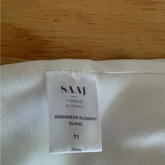 SAAJ Paris “Florent” Ruffle Open-Back Top – Fits Small - Picture 6 of 7